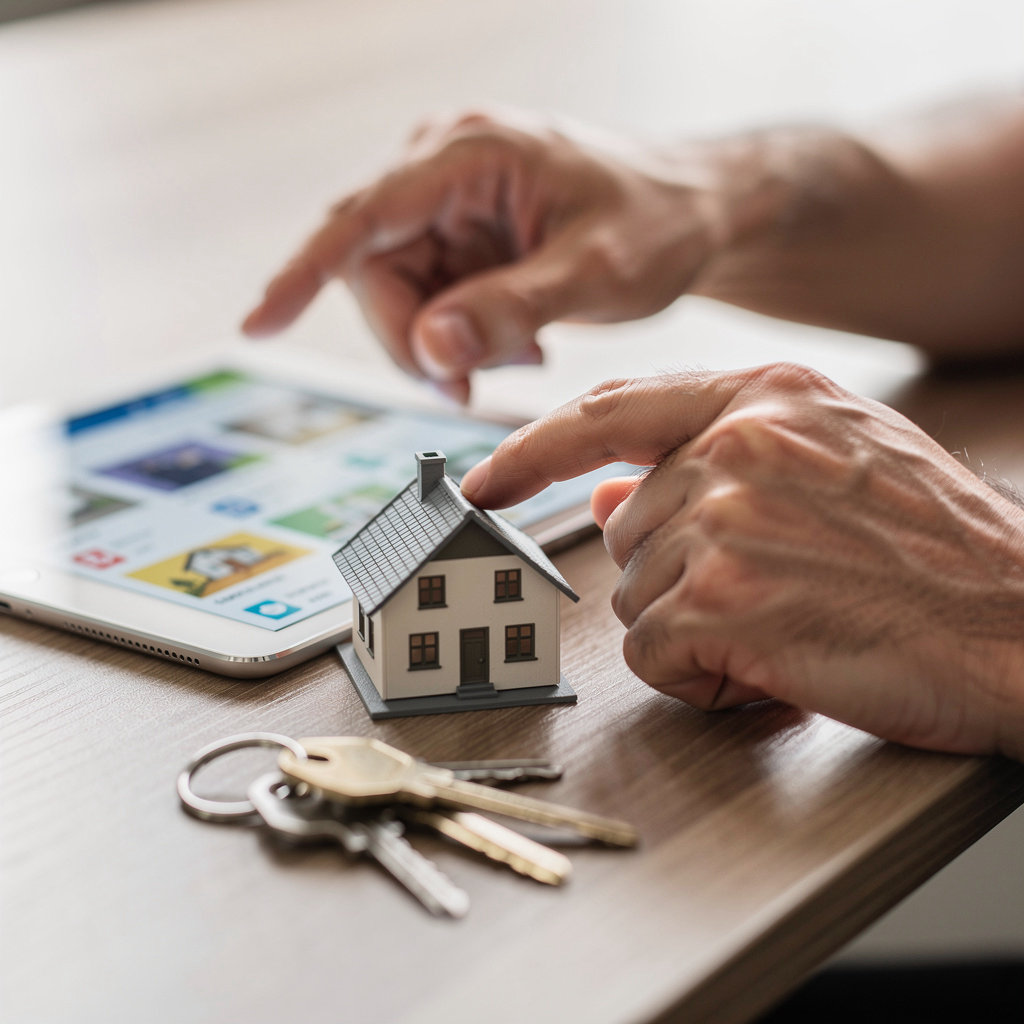 Michael Goris - REAL Brokerage agent discussing real estate services with clients in San Diego